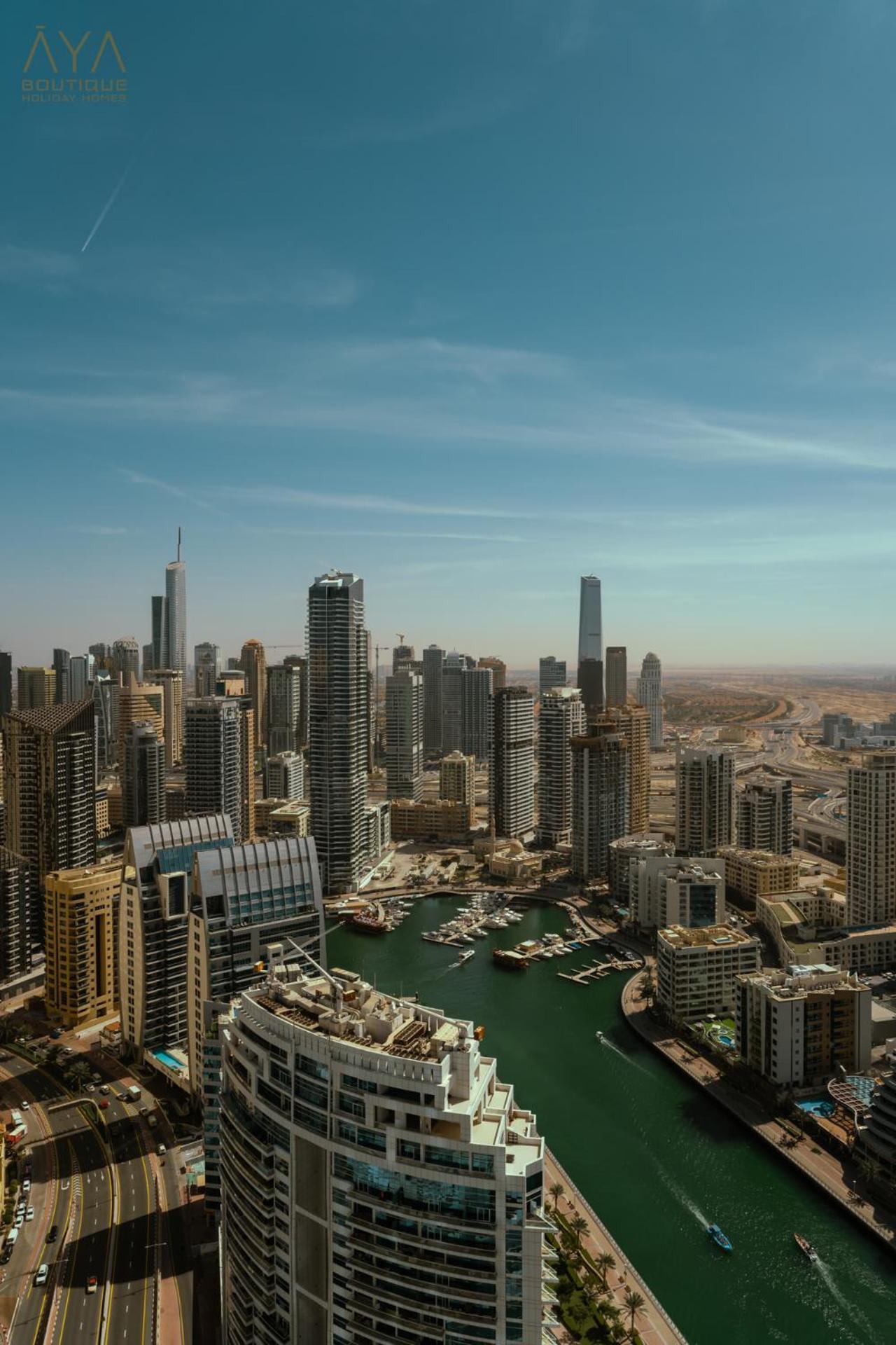 Jumeirah Gate Tower 1 - Stylish Apartment With Pool & City Views By Aya Boutique Dubaj Kültér fotó