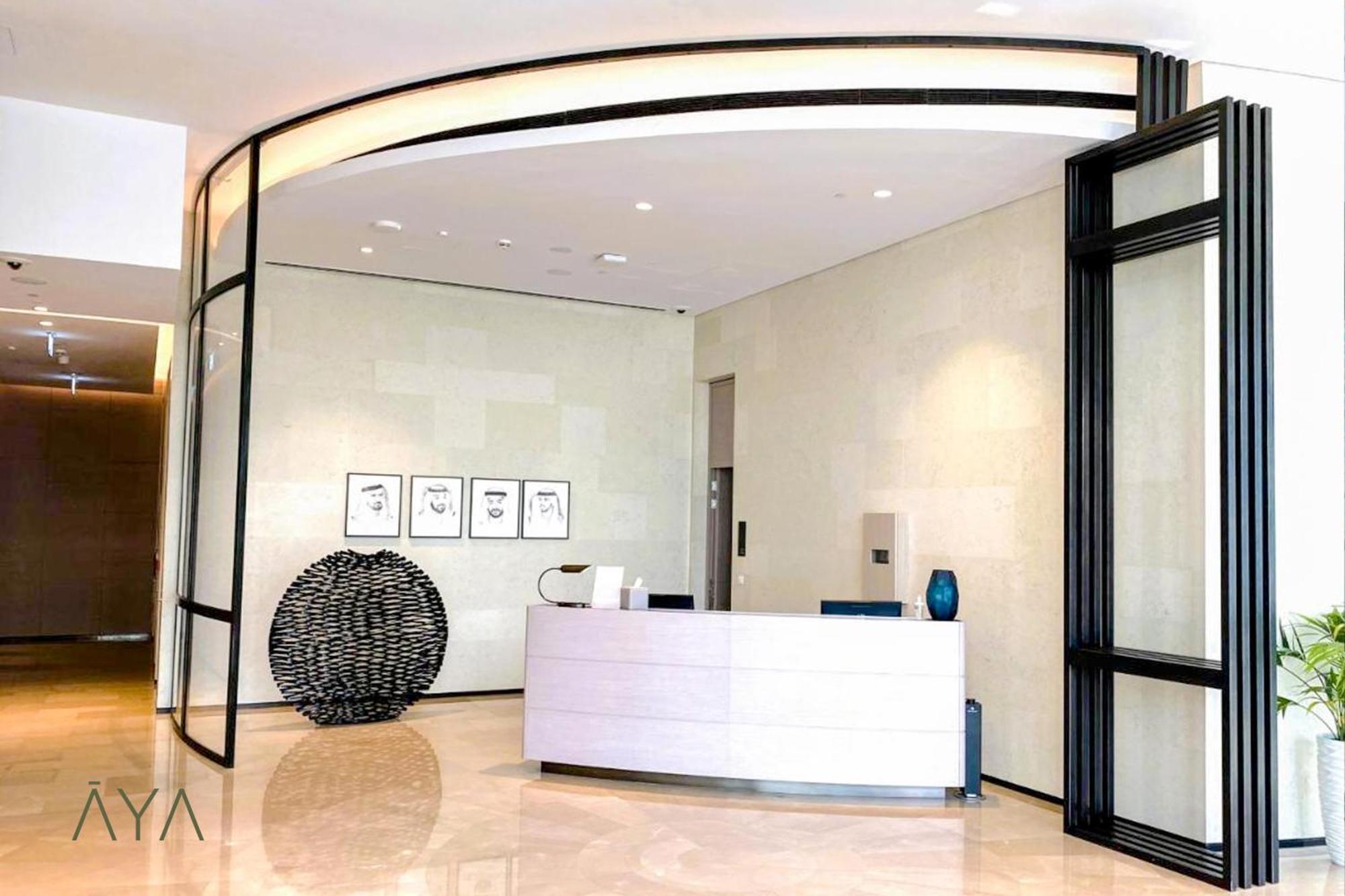 Jumeirah Gate Tower 1 - Stylish Apartment With Pool & City Views By Aya Boutique Dubaj Kültér fotó