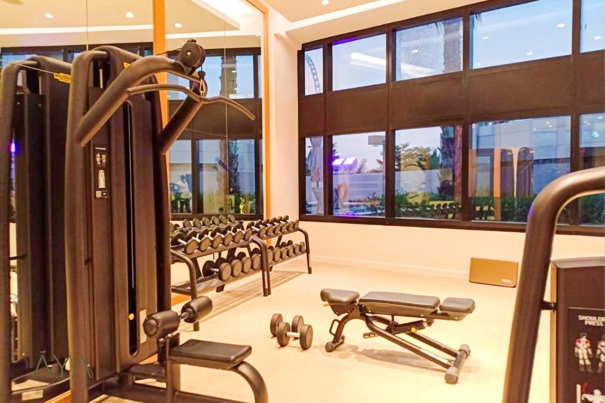 Jumeirah Gate Tower 1 - Stylish Apartment With Pool & City Views By Aya Boutique Dubaj Kültér fotó